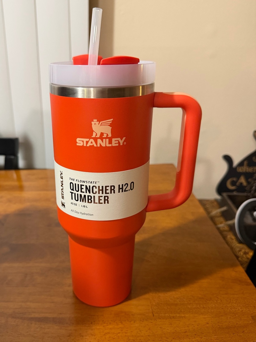 40 oz Quencher H20 FlowState Tumbler Tigerlily - NWT 🧡